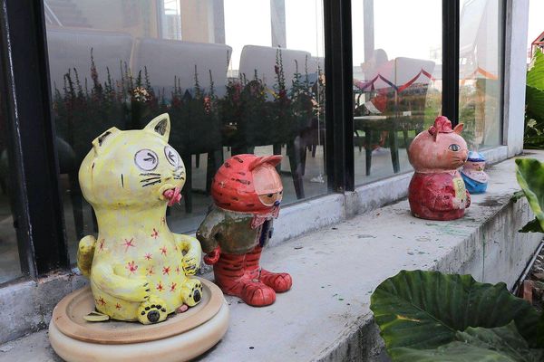 2017田中蜀葵花海藝術節:【彰化景點】田中窯創藝園區。季節限定的約會景點~蜀葵花季/落羽松秘境/無字天書/大玩吹泡泡/蜀葵花海浪漫迷宮/玻璃屋景觀餐廳/貓咪彩繪/親子旅遊及DIY體驗