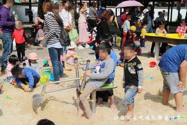溪北生態休閒公園:新北板橋特色公園『溪北生態休閒公園』Q版章魚造型磨石子共融性滑梯遊戲場/盪鞦韆/沙坑