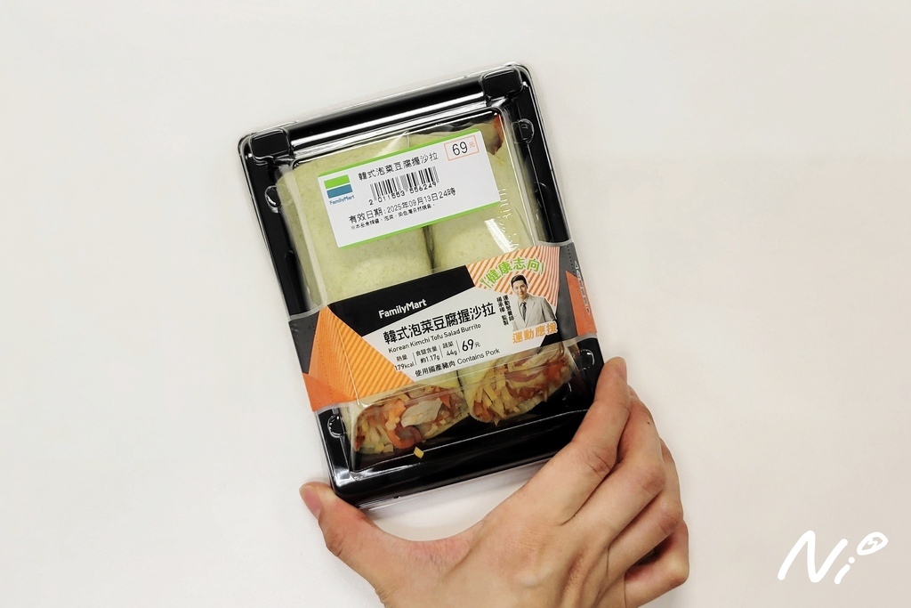 20250912 全家FamiltMart 韓式泡菜豆腐握沙拉