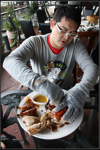 【南投食記】仁愛‧塔洛彎景觀餐廳~賞景吃烤雞