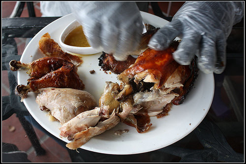 【南投食記】仁愛‧塔洛彎景觀餐廳~賞景吃烤雞