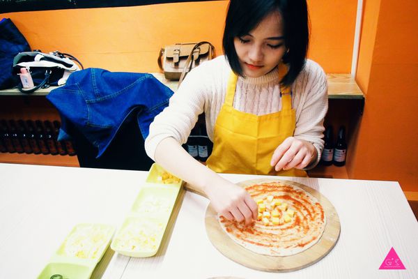 GS愛吃鬼|林太太手工石烤披薩|團體親子溫馨手工披薩DIY