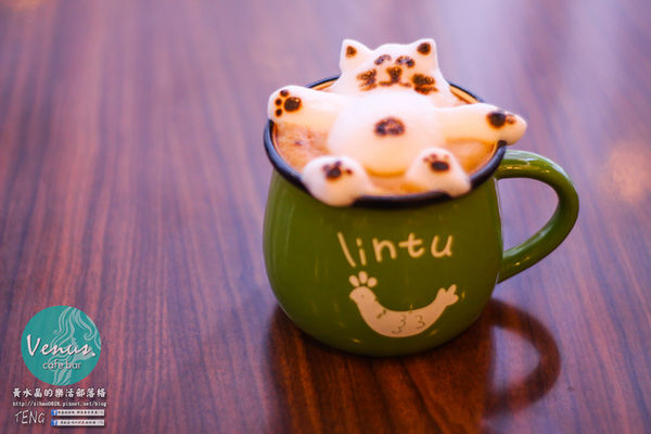 Venus cafe(維納斯咖啡)|桃園市/桃園區  (希臘氛圍，客製化咖啡拉花；中西餐點“維納斯”通通都有)