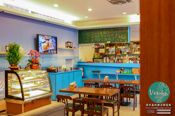 Venus cafe(維納斯咖啡)|桃園市/桃園區  (希臘氛圍，客製化咖啡拉花；中西餐點“維納斯”通通都有)
