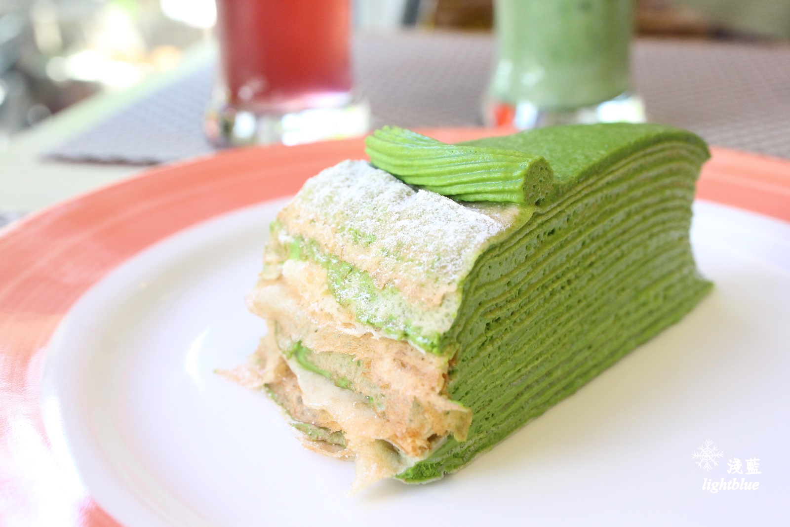 台中美食：淺藍 × 法樂法式薄餅屋～鹹甜可麗餅平價又好吃，還有不能錯過的小山園抹茶千層