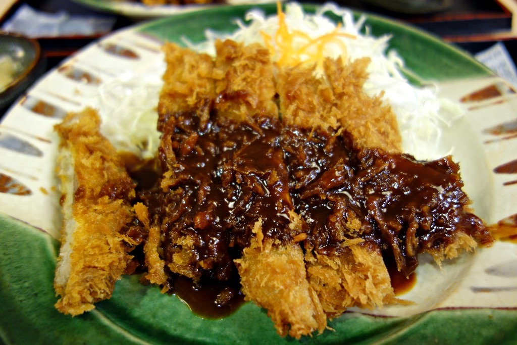 皮肉分離的炸豬排