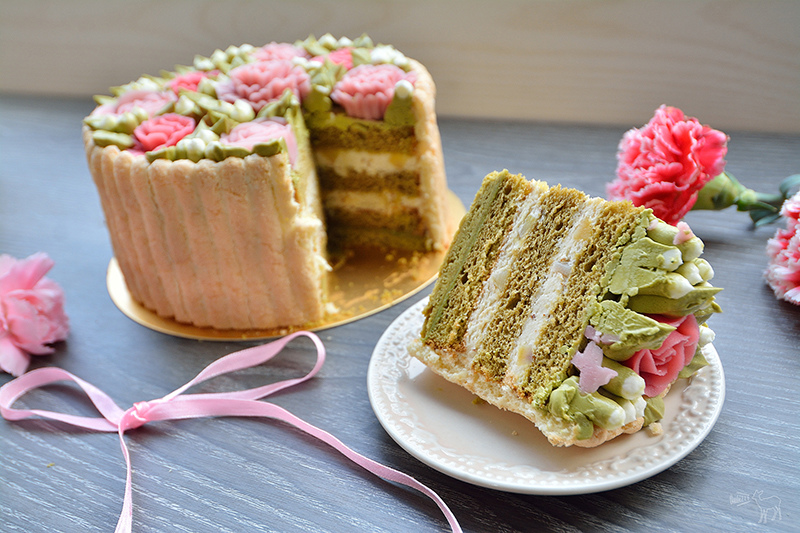 凡內莎烘焙工作室:栗子桂花慕斯抹茶蛋糕,像花朵一樣的母親節蛋糕生日蛋糕 凡內莎烘焙工作室:栗子桂花慕斯抹茶蛋糕,像花朵一樣的母親節蛋糕生日蛋糕