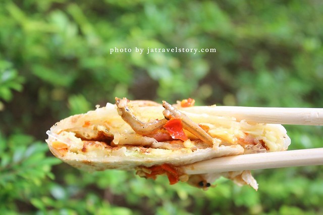 蛋要酷手工蛋餅專賣店 酥脆高麗菜蛋餅搭配小魚乾辣椒好涮嘴!【台北車站美食】台北車站平價小吃 @J&A的旅行