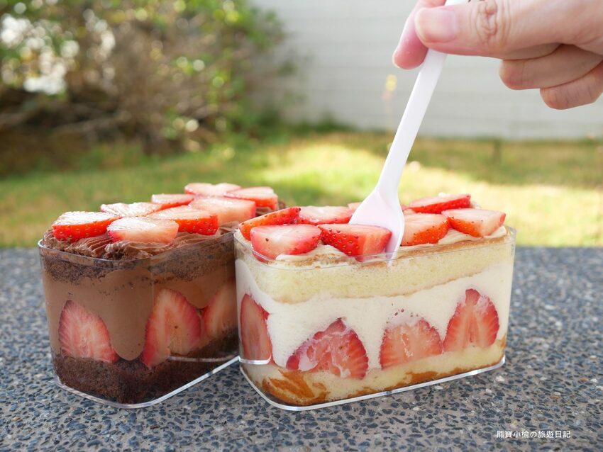 【桃園美食】小初心法式甜點，草莓季限定甜點推薦！必吃草莓小巴、可可草莓小巴、草莓大福，宅配美食送到府免出門。 @熊寶小榆の旅遊日記