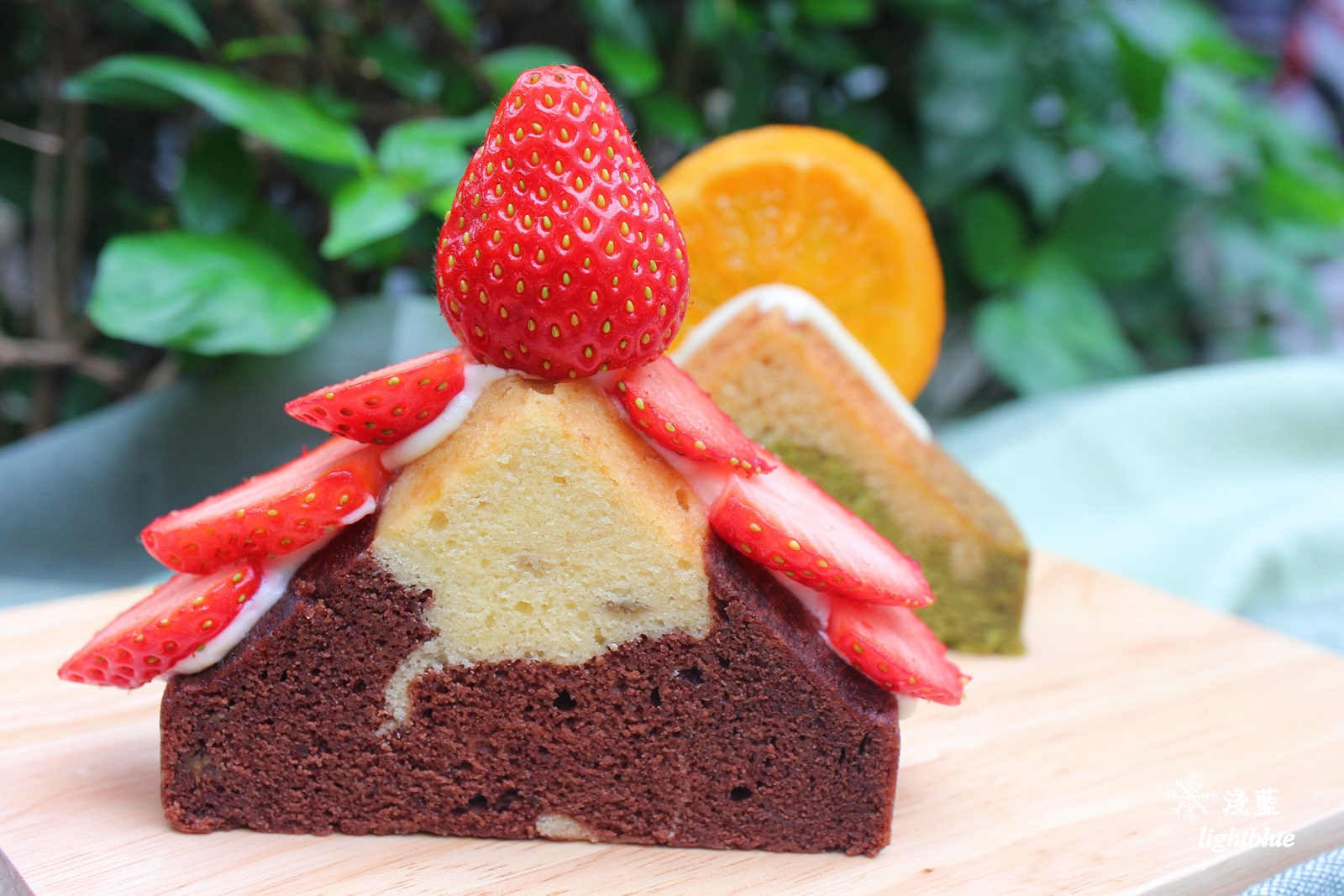 [ 行天宮站美食 ] 淺藍 × LOOK LUKE～可愛又美味的小山與花圈磅蛋糕