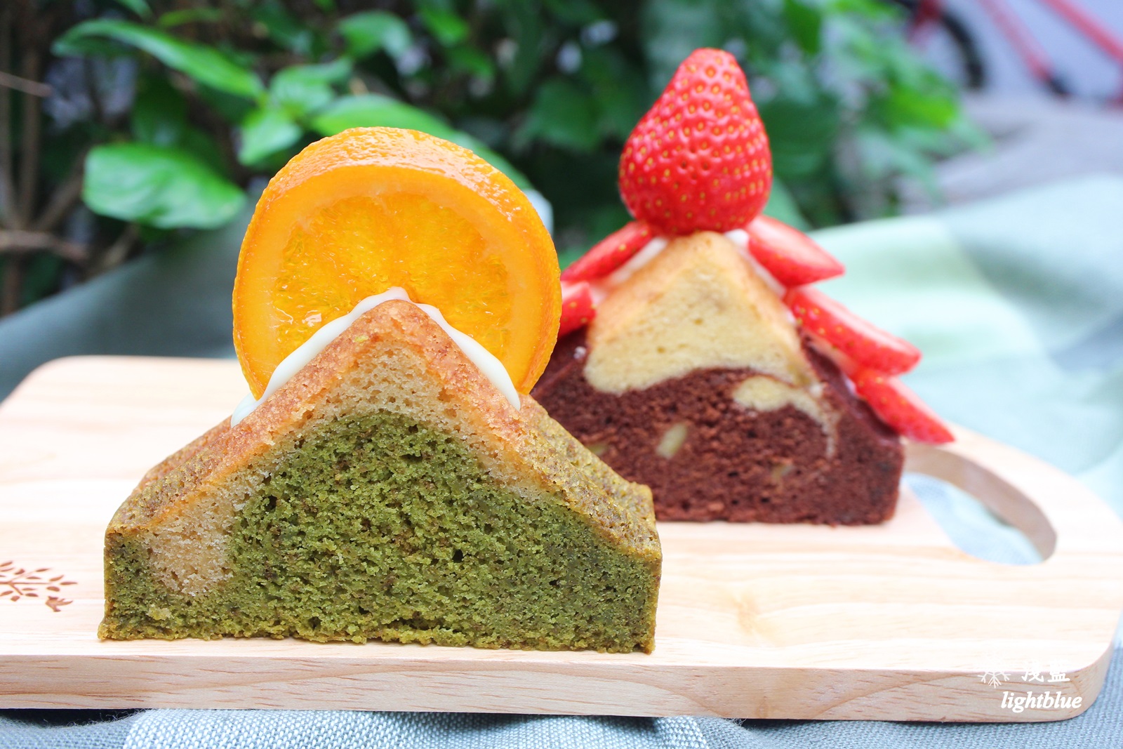 [ 行天宮站美食 ] 淺藍 × LOOK LUKE～可愛又美味的小山與花圈磅蛋糕