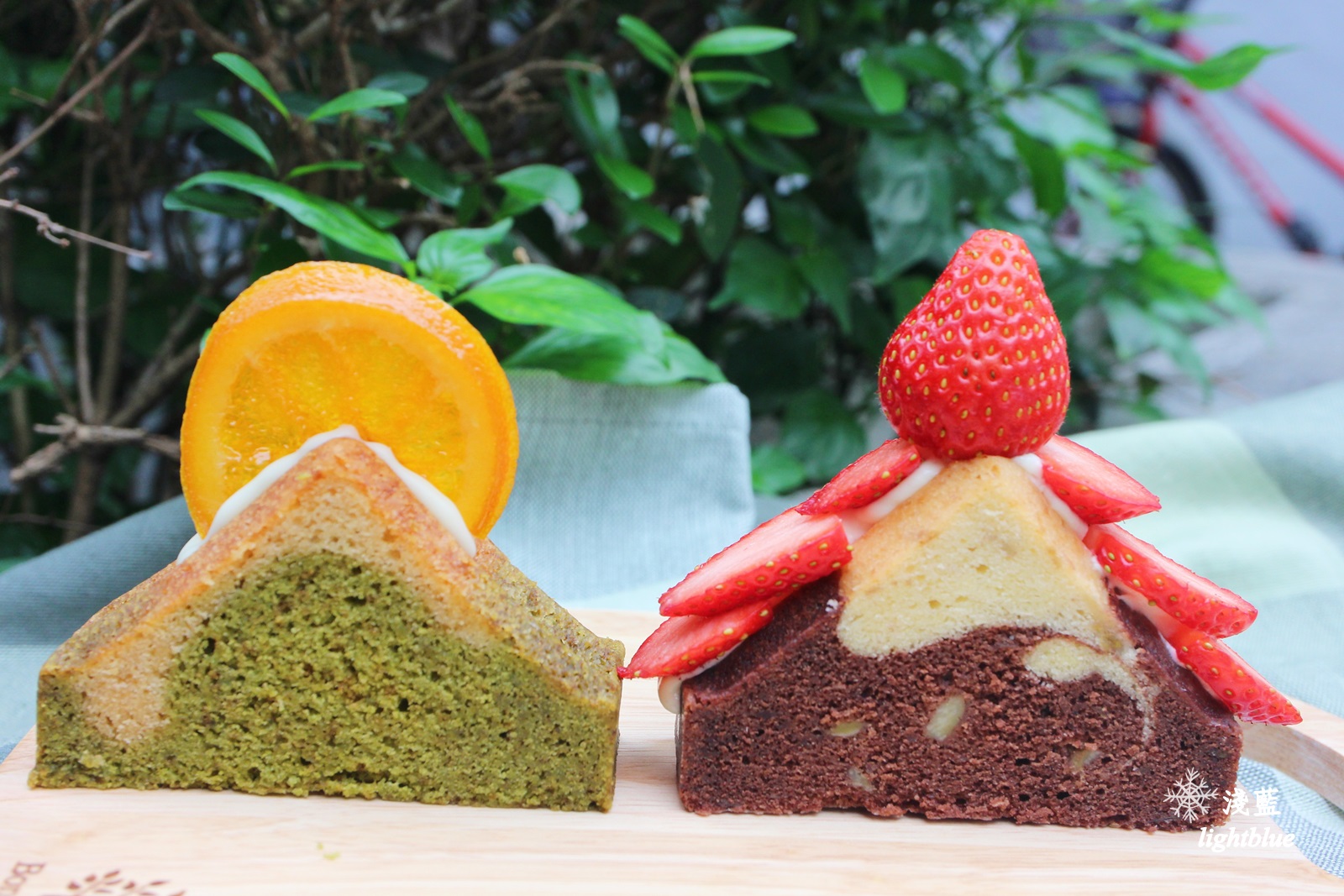 [ 行天宮站美食 ] 淺藍 × LOOK LUKE～可愛又美味的小山與花圈磅蛋糕