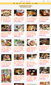 海綿飽飽的鳳梨城堡的美食牆