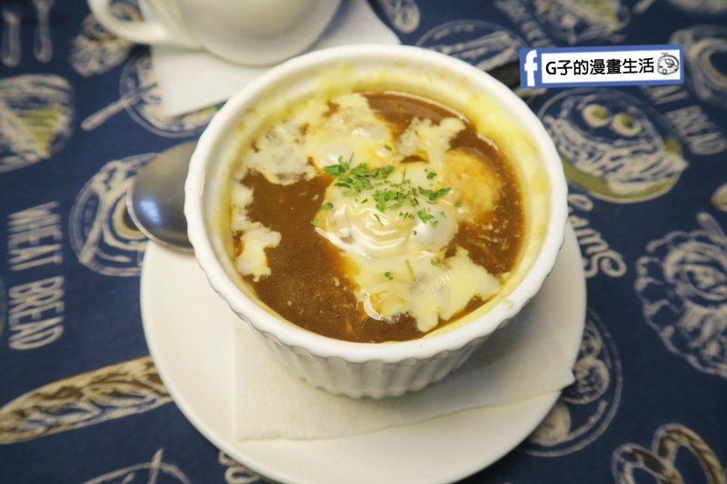 永和肥禿子美式餐廳-焗烤法式洋蔥湯