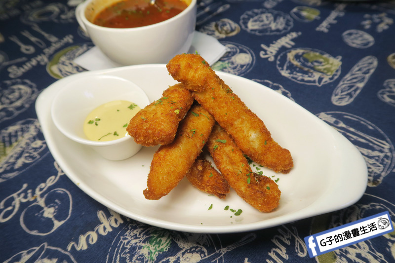 肥禿子美式餐廳-雞柳條佐蜂蜜芥末醬