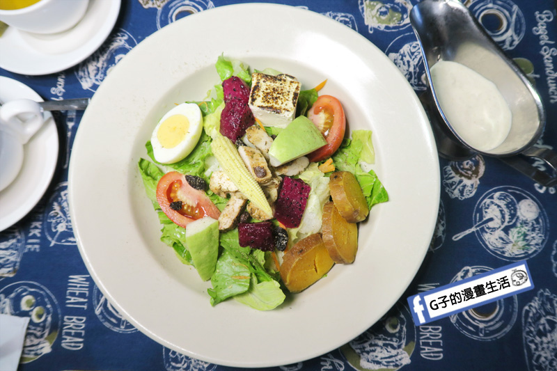 永和肥禿子美式餐廳-肯瓊雞肉凱薩沙拉