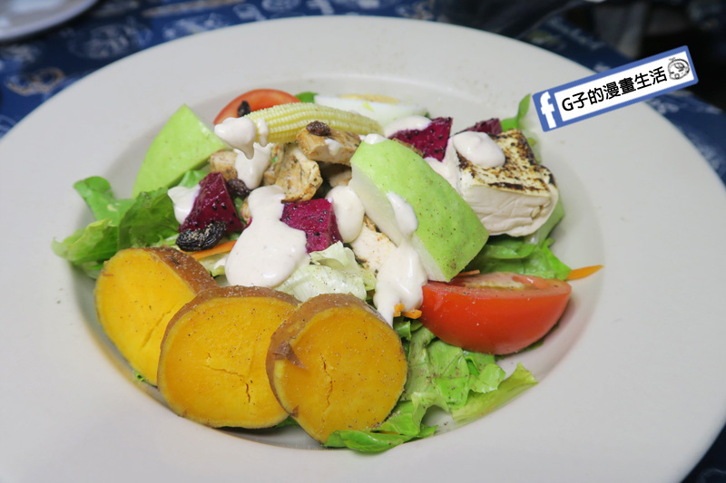 永和肥禿子美式餐廳-肯瓊雞肉凱薩沙拉