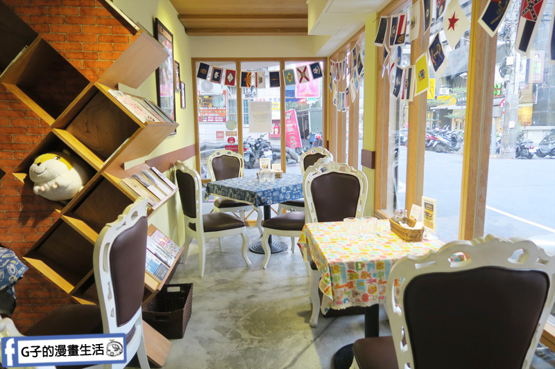 肥禿子美式餐廳Bald fatty bistro.永和四號公園親子友善餐廳. 空間寬敞