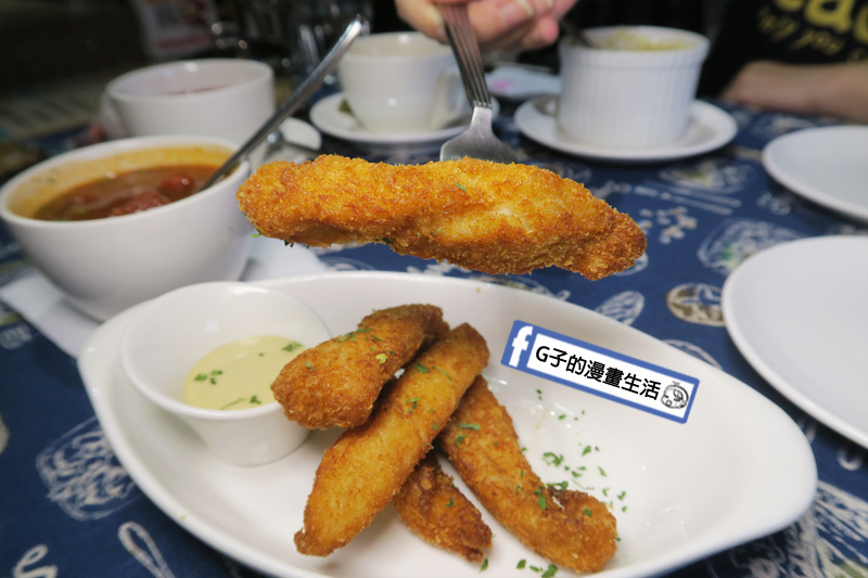 肥禿子美式餐廳-雞柳條佐蜂蜜芥末醬