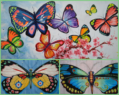 侏儸紀3D立體彩繪[內壢國民小學] 彩繪牆又出新招~財神爺彩繪來啦!!