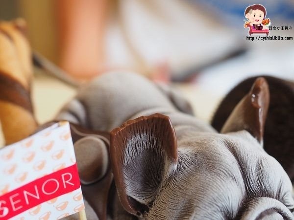 桃園中壢美食-星諾文創咖啡-超逼真的法鬥巧克力冰淇淋來了，怎麼可以吃狗狗~ @民宿女王芽月-美食.旅遊.全台趴趴走