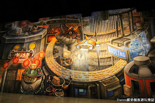 『嘉義大林景點』老楊方城市觀光工廠★老楊方塊酥主題觀光工廠/大型3D彩繪牆好好拍來嘉義必買的伴手禮