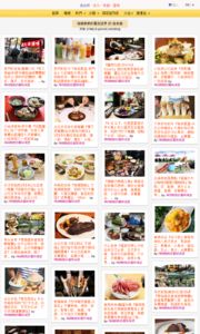 海綿飽飽的鳳梨城堡的美食牆