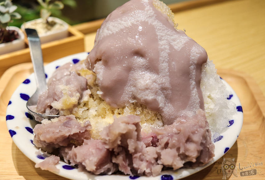 樂華夜市-阿爸的芋圓，超清爽蔗片冰+濃郁芋泥- Lexies Blog，寫食派