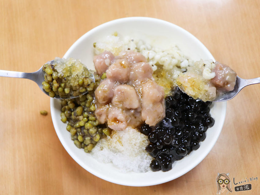 樂華夜市-阿爸的芋圓，超清爽蔗片冰+濃郁芋泥- Lexies Blog，寫食派
