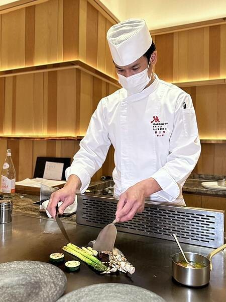 台北市中山區[大直美食] Mark's Teppanyaki 台北萬豪酒店 全新晚間海陸套餐 @蛋寶趴趴go