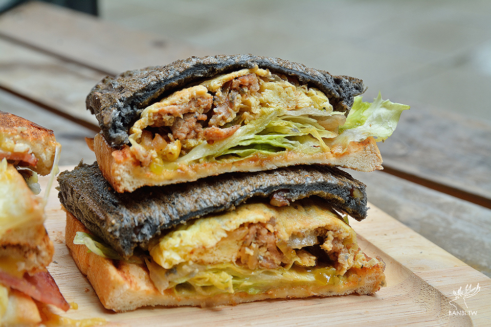 土司吐司-自選兩種麵包 豐富好吃的三明治早午餐-台北公館美食 TAI_1921
