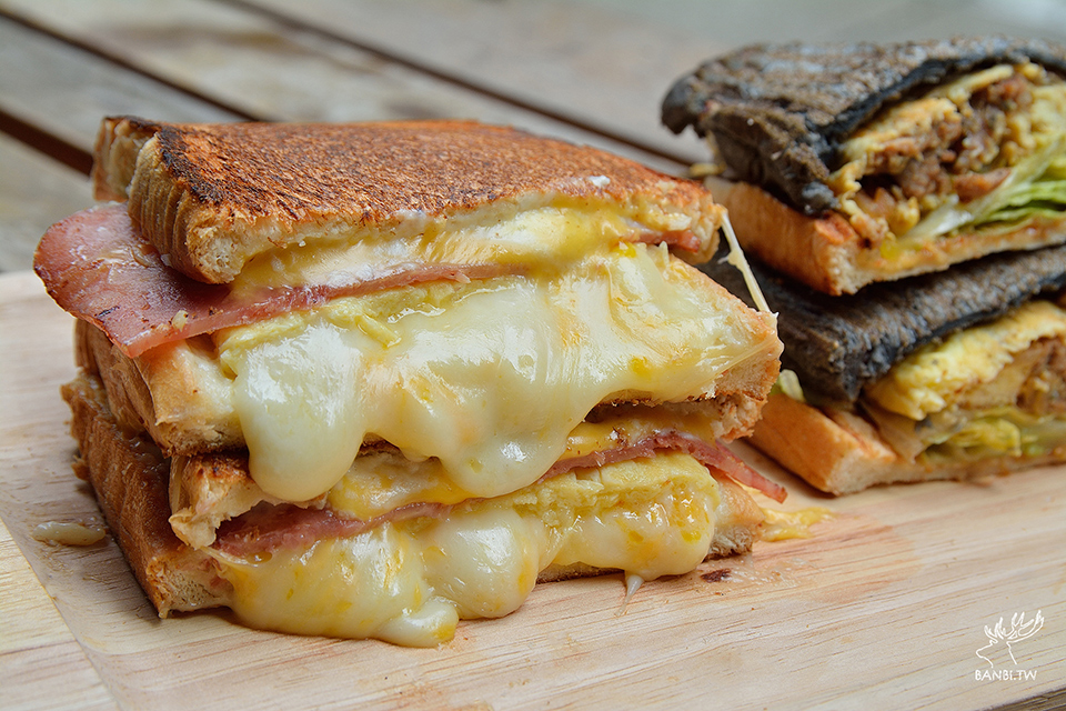 土司吐司-自選兩種麵包 豐富好吃的三明治早午餐-台北公館美食 TAI_1919