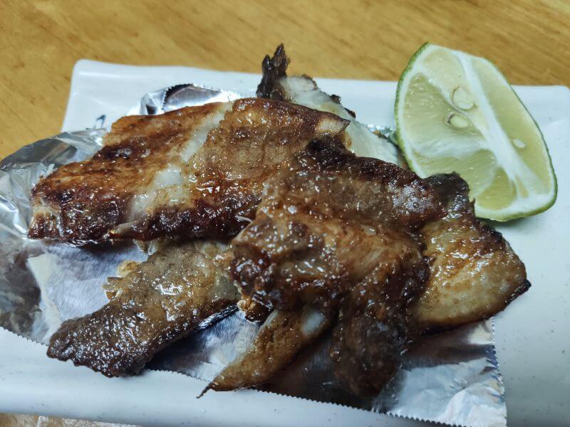 黑記鮮魚湯 烤鹹豬肉