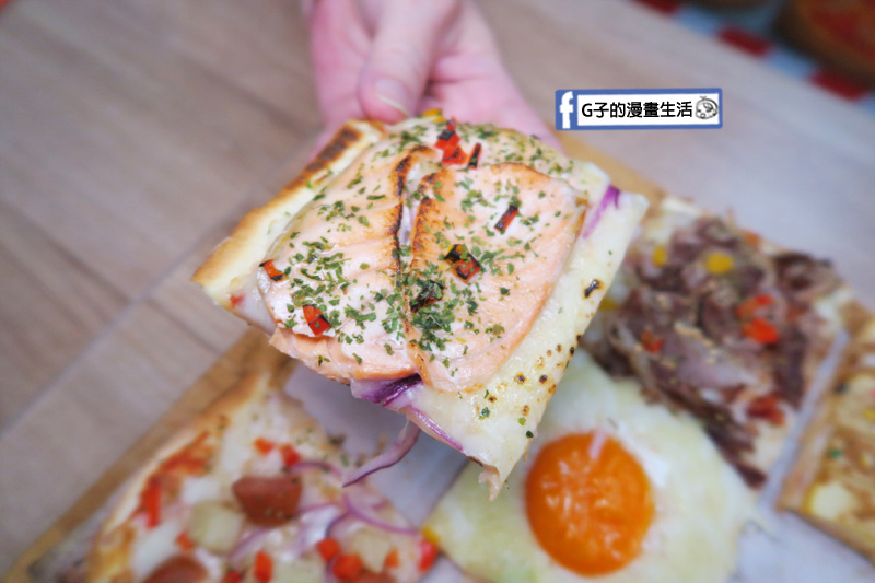 士林愛披薩 ipizza 九宮格披薩 鮭魚口味