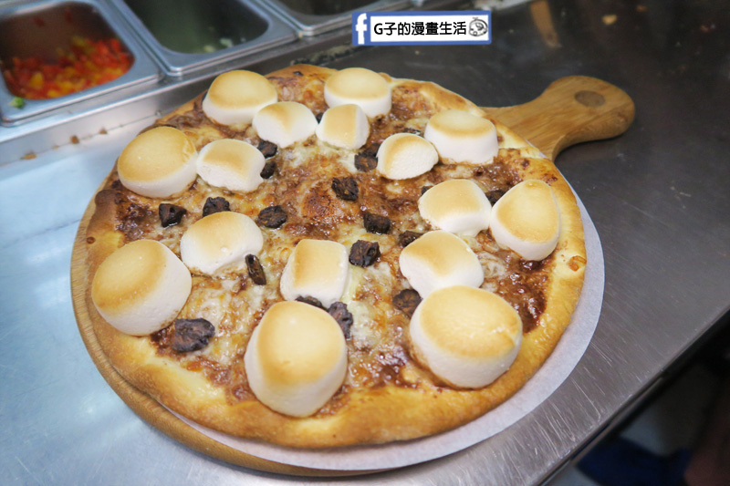 士林愛披薩 ipizza 甜點披薩 巧克力香蕉棉花糖