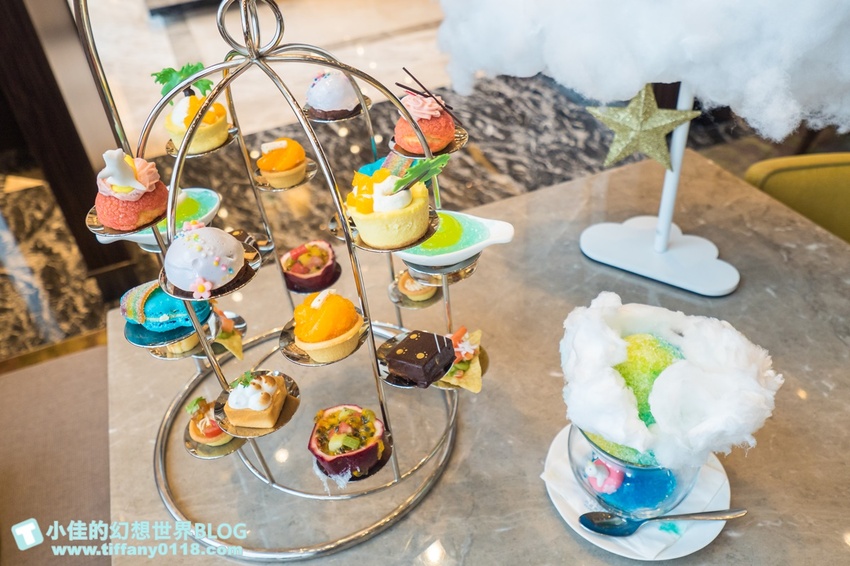 [台北下午茶]超值夢幻JC CAT雲朵鳥籠下午茶/六福萬怡大廳酒吧/好吃好拍的雙人下午茶推薦