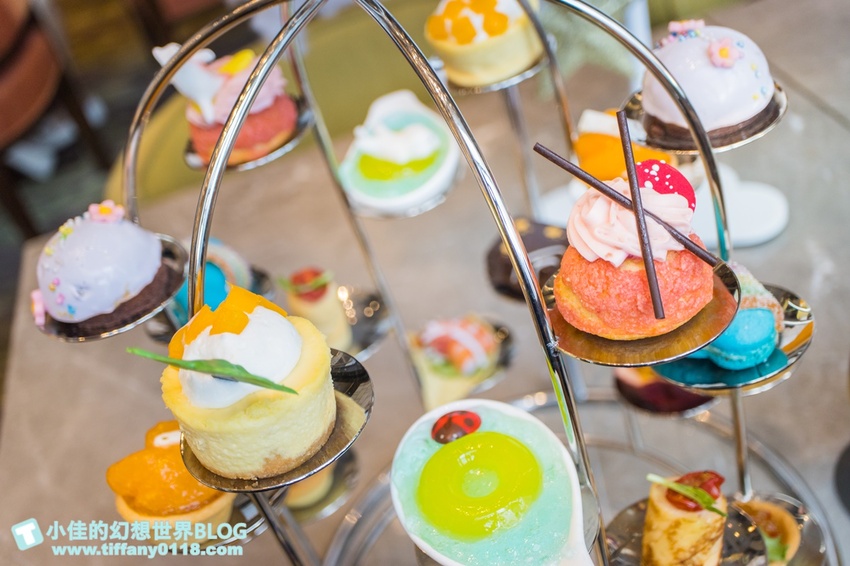 [台北下午茶]超值夢幻JC CAT雲朵鳥籠下午茶/六福萬怡大廳酒吧/好吃好拍的雙人下午茶推薦