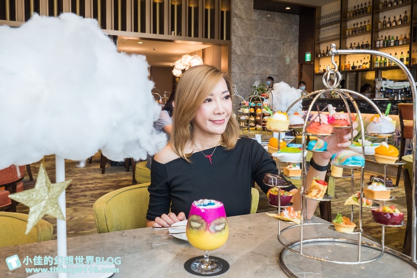 [台北下午茶]超值夢幻JC CAT雲朵鳥籠下午茶/六福萬怡大廳酒吧/好吃好拍的雙人下午茶推薦