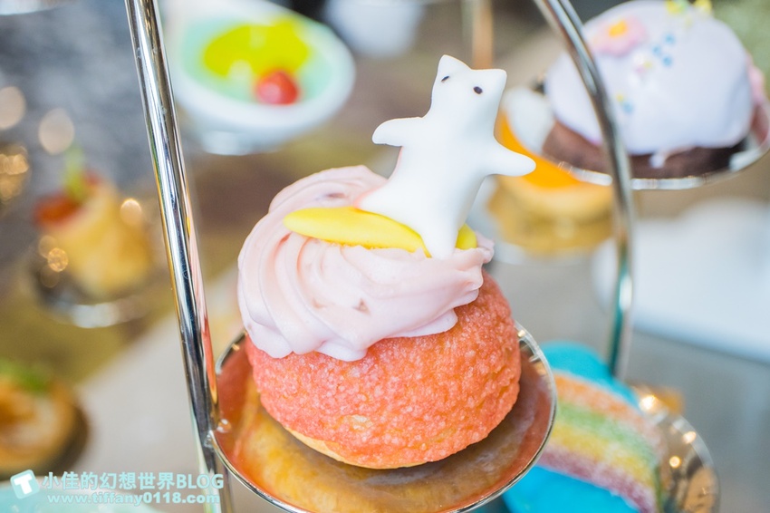 [台北下午茶]超值夢幻JC CAT雲朵鳥籠下午茶/六福萬怡大廳酒吧/好吃好拍的雙人下午茶推薦