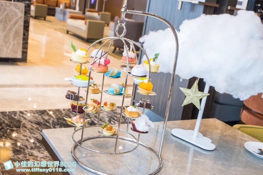 [台北下午茶]超值夢幻JC CAT雲朵鳥籠下午茶/六福萬怡大廳酒吧/好吃好拍的雙人下午茶推薦