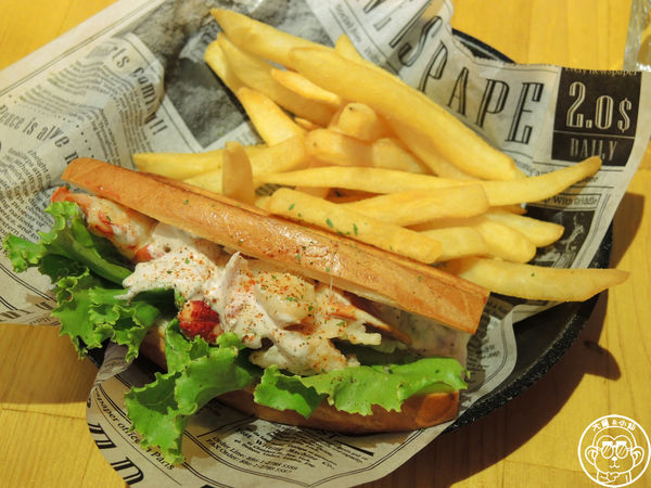 龍波斯特 龍蝦三明治專門店：呷飽祙【台北中山･龍波斯特lobster.foods 龍蝦三明治專賣店】大學生了沒推薦