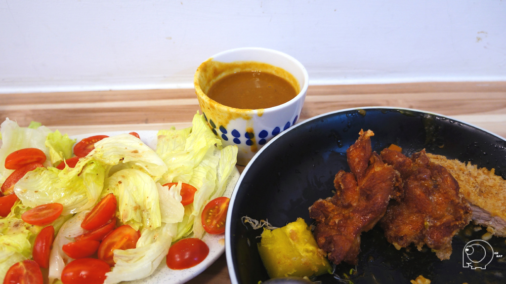 豬排咖哩&唐揚炸雞