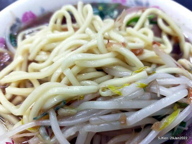 (三重美食)「豐原廟東清水排骨麵」三重正義南路店(Pork Rib noodle store), Taipei, Taiwan, SJKen, Jan 29, 2022.