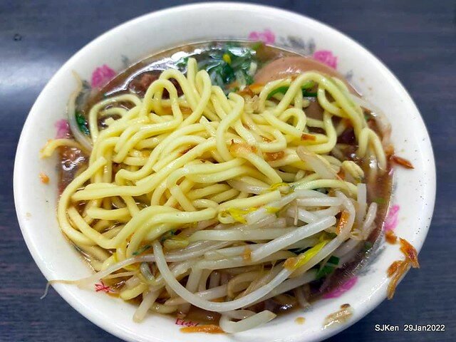 (三重美食)「豐原廟東清水排骨麵」三重正義南路店(Pork Rib noodle store), Taipei, Taiwan, SJKen, Jan 29, 2022.