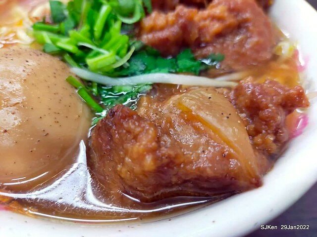 (三重美食)「豐原廟東清水排骨麵」三重正義南路店(Pork Rib noodle store), Taipei, Taiwan, SJKen, Jan 29, 2022.