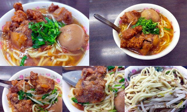(三重美食)「豐原廟東清水排骨麵」三重正義南路店(Pork Rib noodle store), Taipei, Taiwan, SJKen, Jan 29, 2022.