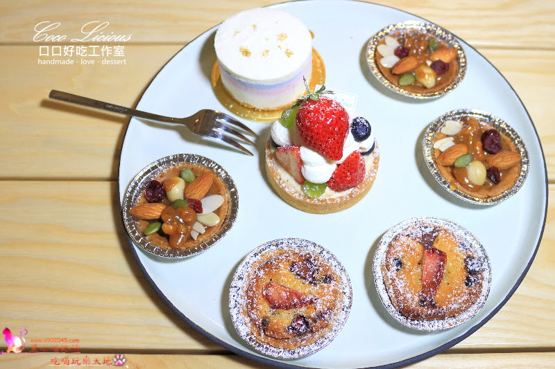 高雄新興區︱口口好吃工作室　吃過嗎？有著梔子花香的彩虹乳酪蛋糕～