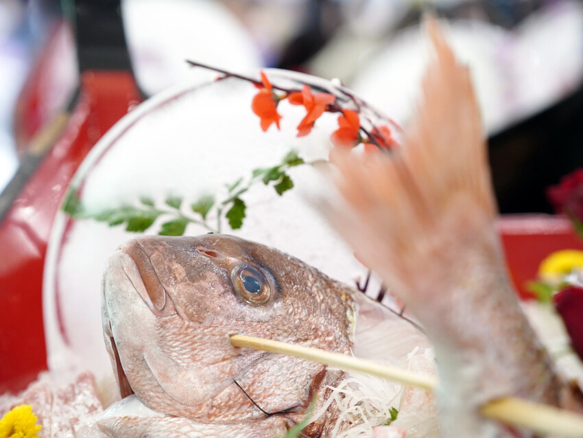 台南辦桌推薦│洪廚喜宴心得分享│辦桌也能吃到儀式感│真鯛刺身