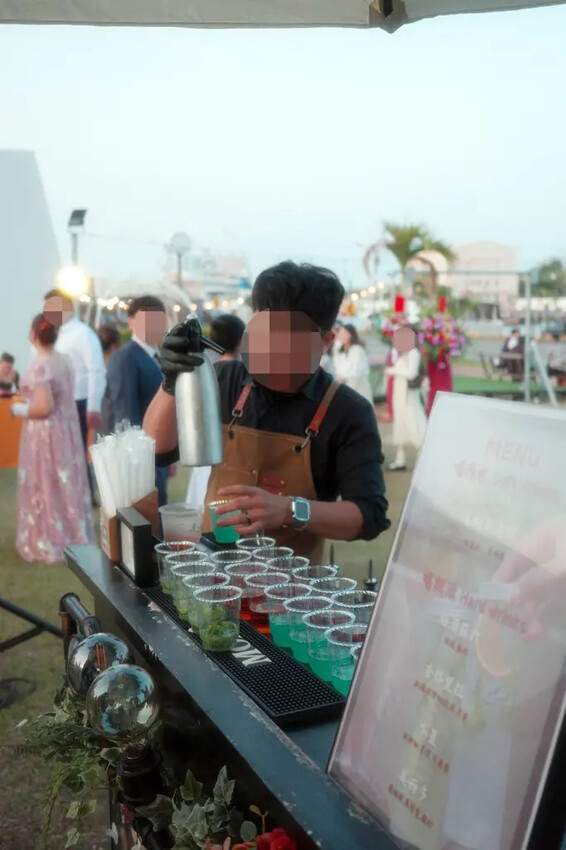 台南婚宴推薦│洪廚喜宴│夢幻戶外花系婚禮│絕美佈置＋創意辦桌