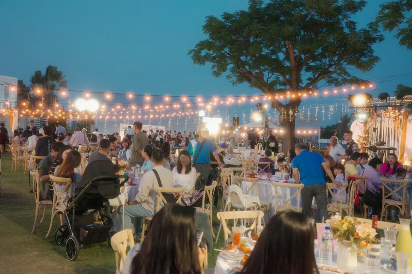 台南婚宴推薦│洪廚喜宴│夢幻戶外花系婚禮│絕美佈置＋創意辦桌